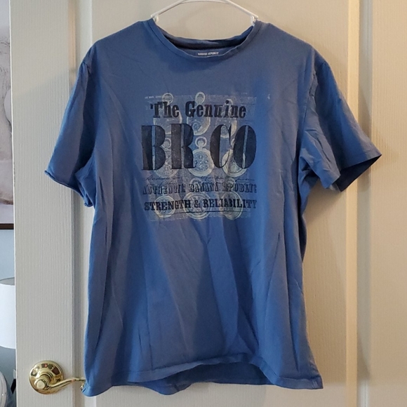 Banana Republic Cotton Blue Mens T-Shirt